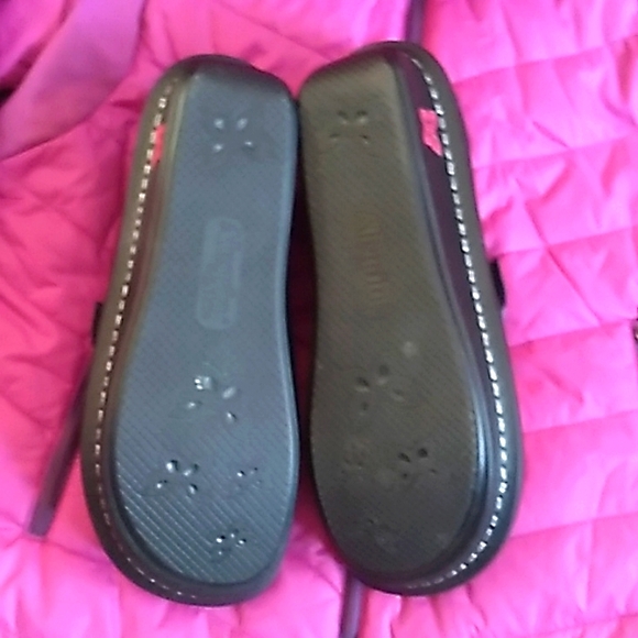 New In Box! Alegria Women's Black Floral Shoes Size 39 - Picture 7 of 10